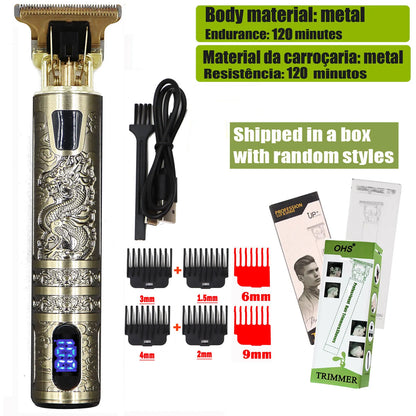 T9 Hair Clipper Repair Beard Shaving Body Hair Trimmer Clippers Electric Machine Men Haircut Machine 0mm Barber Shaver