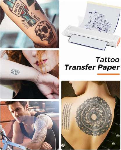 Phomemo M08F Wireless Tattoo Transfer Stencil Printer Tattoo Transfer Thermal Printer Machine Compatible with Smartphone & PC